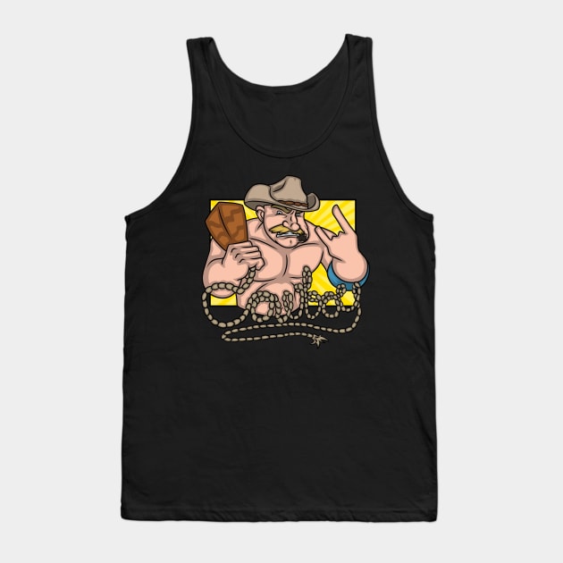 Cowboy Stan Tank Top by angrylemonade